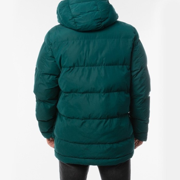 Champion Green Hooded Winter Puffer Coat Men's Small New $365 - Picture 5 of 12